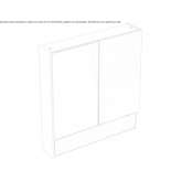Bathroom mirror with cabinet Galati