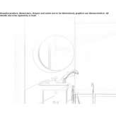 Round bathroom mirror Toucy