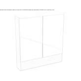 Bathroom mirror with integrated lighting Cislau