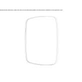 Rectangular mirror mounted on the wall in a frame Murgul