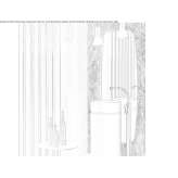 Rectangular mirror mounted on the wall Caulnes
