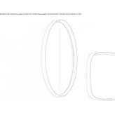 Oval mirror with a wooden frame Acos