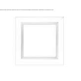 Wall-mounted bathroom mirror in a wooden frame Wessling