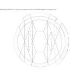 Round crystal mirror for wall mounting Montauk