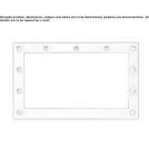 Wall mirror with integrated lighting Sauga