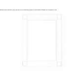 A wall-mounted mirror in a wooden frame Zevenaar