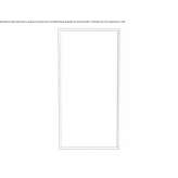 A mirror hanging in a rectangular frame Rozprza