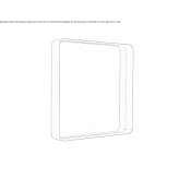 Square mirror mounted on the wall Bulli