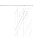 Prostokątne lustro montowane na ścianie Sfarcea