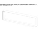 Rectangular bathroom mirror Norlina