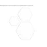 Hexagonal mirror for wall mounting Alajuela