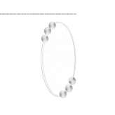 Wall mirror in an oval frame Dourgne