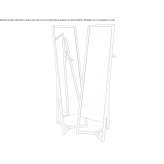 Mirror/clothes rack Andreis
