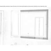 Rectangular mirror with integrated lighting Mancora