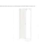 Freestanding mirror with a linden base Monton