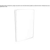 Rectangular bathroom mirror with integrated lighting Balocco