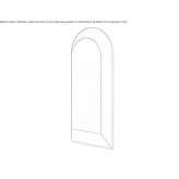 Wall-mounted mirror Zeravice