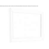 Rectangular bathroom mirror Fizes