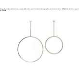 Hanging round metal mirror Getxo