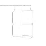 Bathroom mirror with shelf Plenas