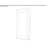 Rectangular mirror with integrated lighting Mirabel