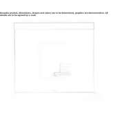 Wall-mounted bathroom mirror with integrated lighting Dopiewo