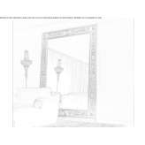 A standing mirror in a rectangular frame Gragnano