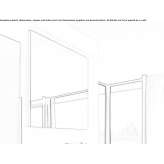 Mirror with integrated lighting Odemira