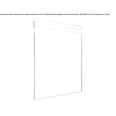 Tilting wall mirror with integrated lighting Nasielsk