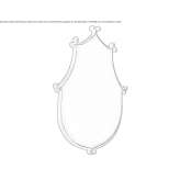 Wall-mounted bathroom mirror Clenze
