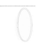 Mirror in an oval frame, mounted on the wall Gragnano
