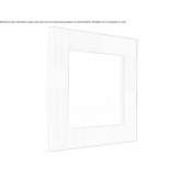 Square wall mirror made of MDF Misentea