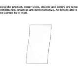 Lustro łazienkowe montowane na ścianie Eusebio