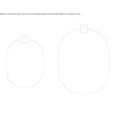 Oval wall mirror Cameli