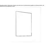 Rectangular bathroom mirror mounted on the wall Montagne