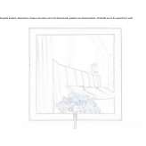 Square wall mirror in a frame Heist