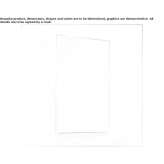 Rectangular bathroom mirror mounted on the wall Juvignac
