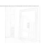 A standing mirror in a rectangular frame Heist