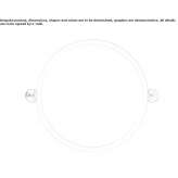 Tiltable, round mirror for wall mounting Paquera