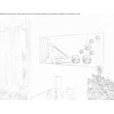 Rectangular mirror mounted on the wall Nocara