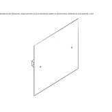 Rectangular bathroom mirror mounted on the wall Holywood