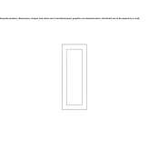 Rectangular mirror mounted on the wall in a frame Adacs