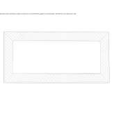 Rectangular leather mirror Matatlan