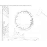 Round mirror for wall mounting Hoogkamp