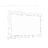 Wooden mirror mounted on the wall in a frame Dognecea