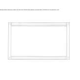 Wooden mirror mounted on the wall in a frame Goias