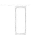 A standing mirror in a rectangular frame Hyvinge