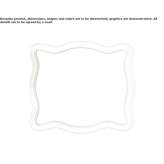Rectangular mirror in a wooden frame Prettin