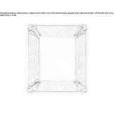 Rectangular mirror in a wooden frame Manaus
