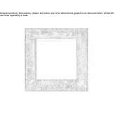 Mirror in a wooden square frame Kargi